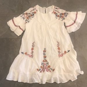 Free People Pavlo embroidered peasant dress Med